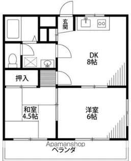 フォーリスト21【3階】の間取り