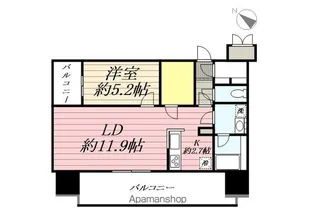 RJRプレシア天神サウス【8階】の間取り