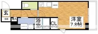 BPRレジデンス江坂【2階】の間取り