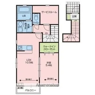 MAISON DE AVANCEE(メゾンドアヴァンセ)【A202号室】の間取り