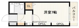 ジャルダン三筋【203号室】の間取り