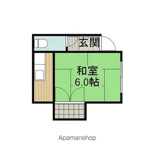 アクティブ水垣【103号室】の間取り