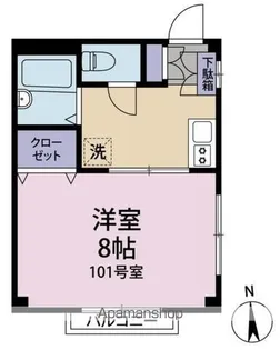 菊坂ハイム【1階】の間取り
