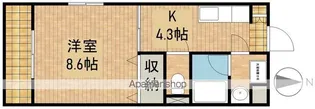 BRANCHE泉【1階】の間取り