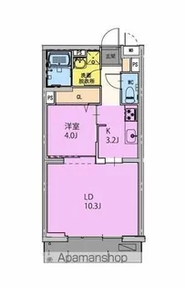 GRAND NINE南宮崎【1階】の間取り