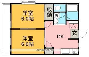ソレイユ泉【1階】の間取り