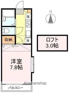 プリンスコート福祉大前【2階】の間取り