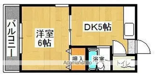 ハッピーハイツ津古【2階】の間取り
