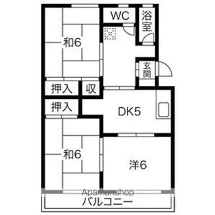 プレアール大垣東前【4階】の間取り