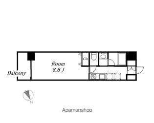 セレニティー名駅【3階】の間取り