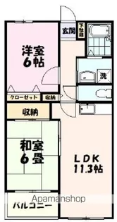 埼玉県八潮市中央3丁目【マンション】の間取り