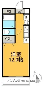 1Rの間取り画像