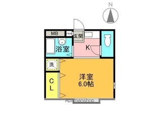 FOREST21【101号室】の間取り