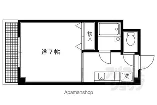 パレドヴァン中村【301号室】の間取り
