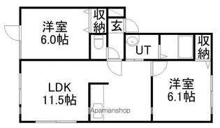 プリミエール サウス【2階】の間取り