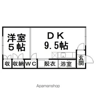 ナカシンコーポ【1階】の間取り
