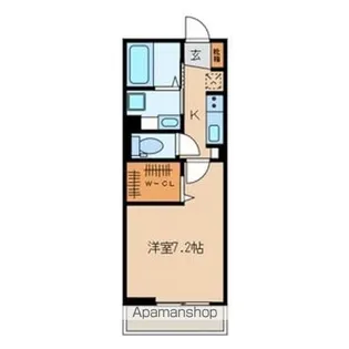 CANE ROSSO【1階】の間取り