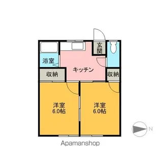 コーポフレンド【2階】の間取り