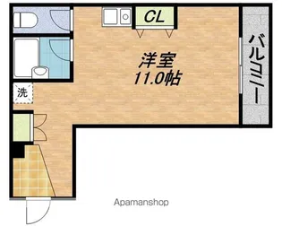 タイムハイツ布施【505号室】の間取り