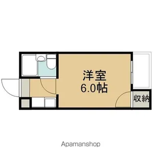 ハイツ高畠【8号室】の間取り