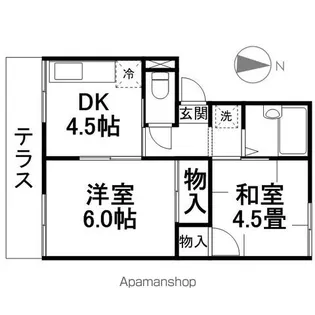 プレジール22【2階】の間取り
