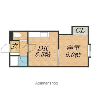 グランドビル【303号室】の間取り