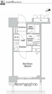 東京都新宿区山吹町【マンション】の間取り