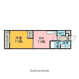 アンプルール リーブル SenⅡ【2階】の間取り