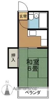 渡辺コーポ【3階】の間取り