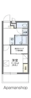 レオパレスラフレシール【3階】の間取り