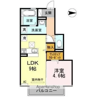 フィオーレ沖浜【1階】の間取り