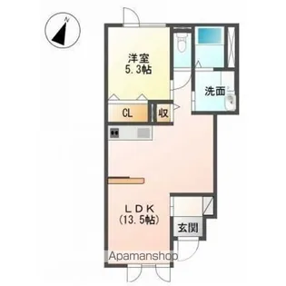 GRADO Ks【1階】の間取り