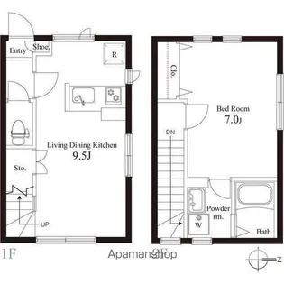 GLANZ【1階】の間取り