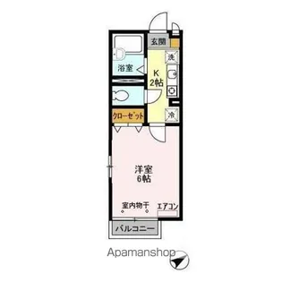 ヴィラロッソ【2階】の間取り