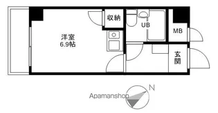 モンテベルデ第3横浜【3階】の間取り