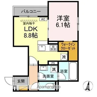 グレイスフルコート雅【3階】の間取り