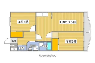 UNIT16【102号室】の間取り
