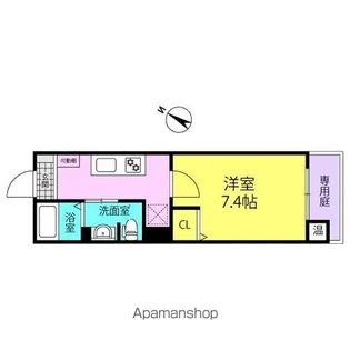 ディアンサス立花【203号室】の間取り
