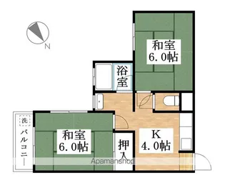 ミツワハイツ【301号室】の間取り