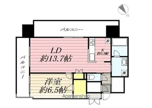RJRプレシア天神サウス【5階】の間取り