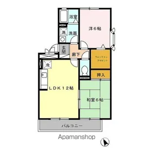 セジュール未来II A棟【3階】の間取り