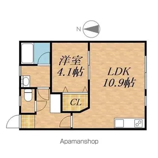 ハイムグランツ【2階】の間取り