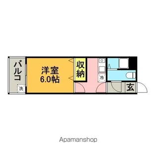 ホワイトシャトー高宮【2階】の間取り