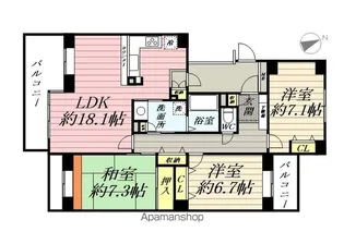 T’S GARDEN西寺尾 E棟【2階】の間取り