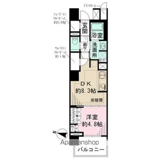 ザ・パークハウス文京白山【3階】の間取り