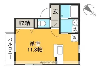 フルーレ【1階】の間取り