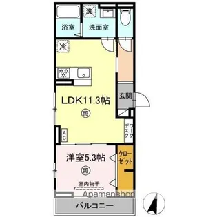 PREMILIFE碩田町【3階】の間取り