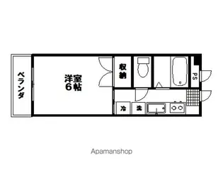 ブルーミング八幡【205号室】の間取り