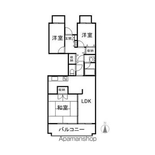 長野県長野市大字北長池【マンション】の間取り