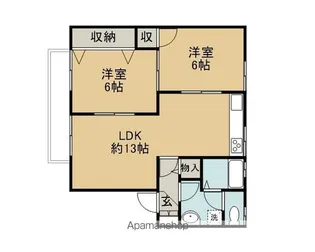 ロイヤルガーデン・ヴィラ【2階】の間取り